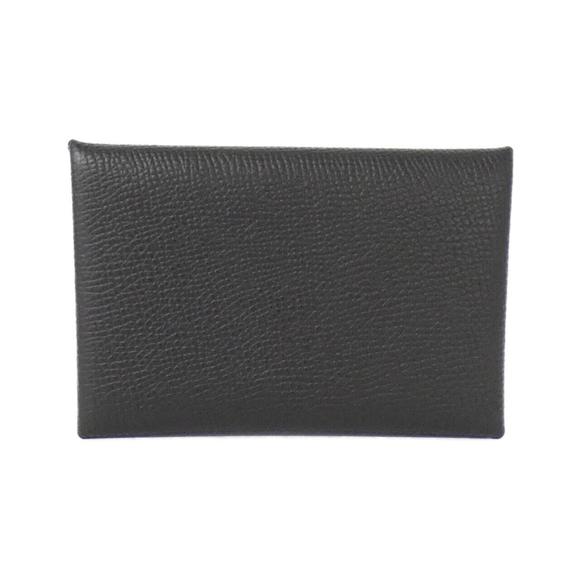 HERMES Black Card Holder - Picture 1 of 4